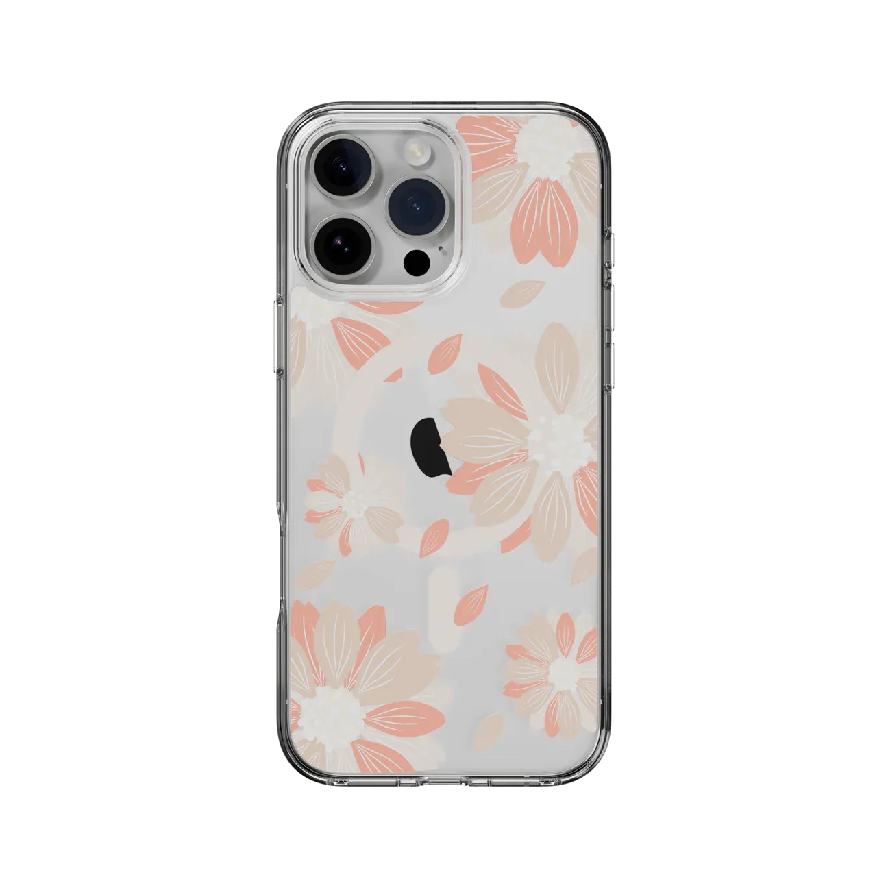 SwitchEasy iPhone 16 Pro Style M Pattern Shockproof, Pink Flower