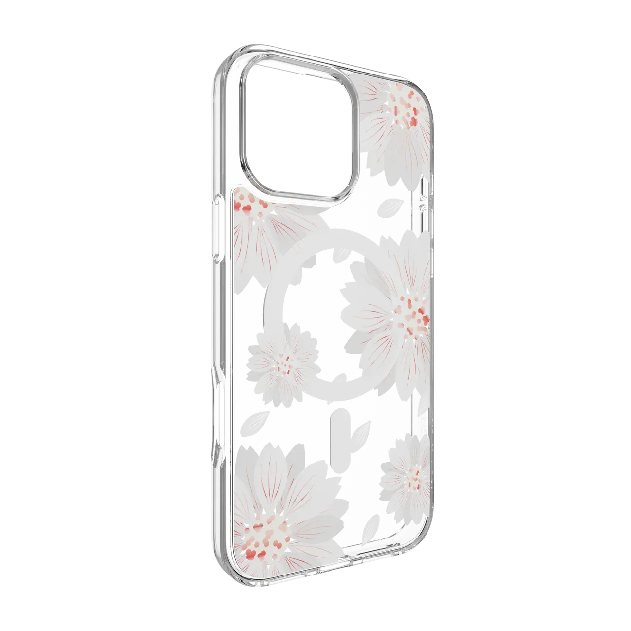 SwitchEasy iPhone 16 Pro Style M Pattern Shockproof, White Flower