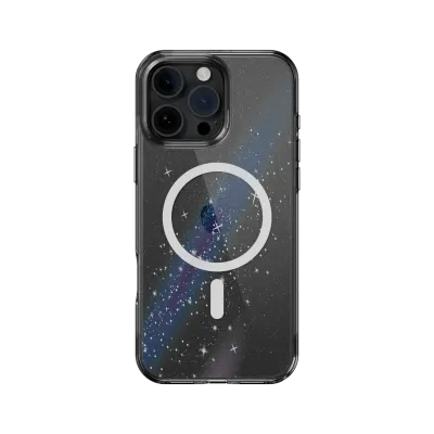 SwitchEasy iPhone 16 Pro Max Cosmos M 3D Pattern Shockproof MagSafe Case, Nebula