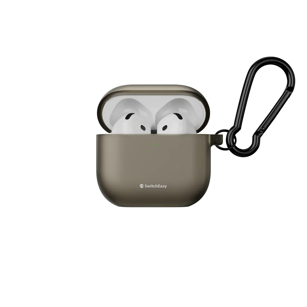 SwitchEasy AiPods 4 Glaze Translucent Case, Black