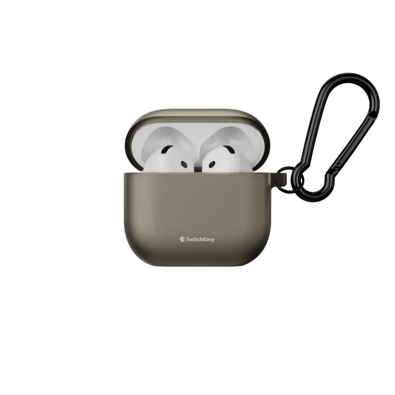 SwitchEasy AiPods 4 Glaze Translucent Case, Black