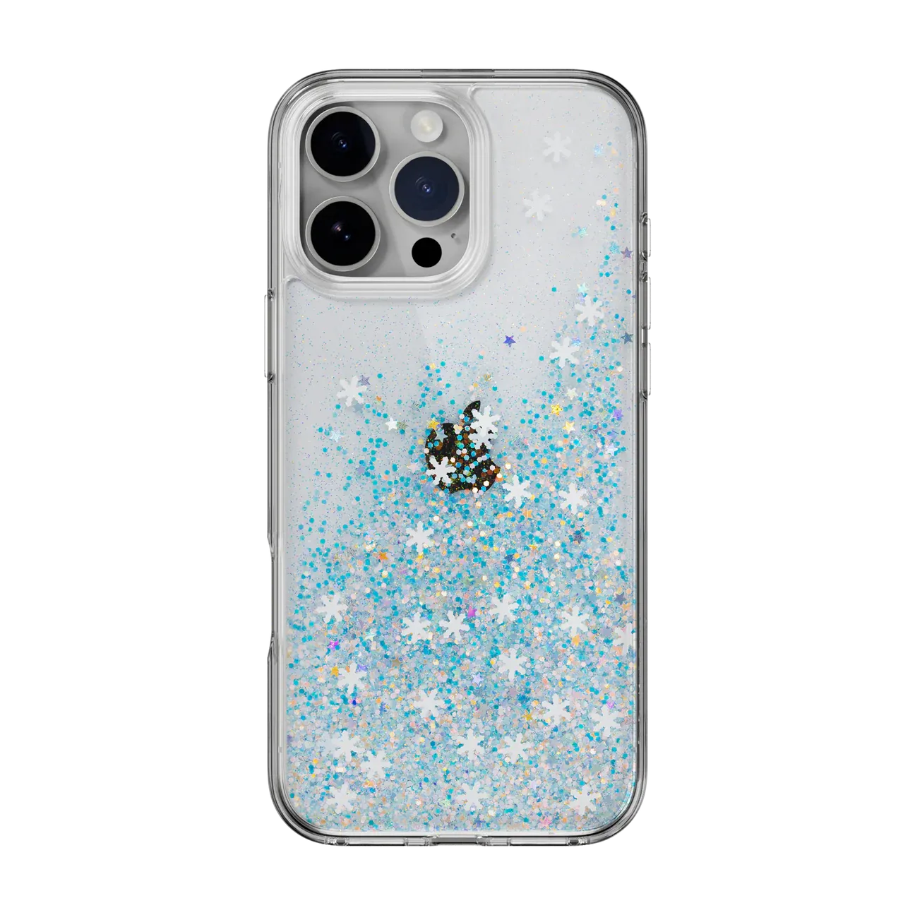 SwitchEasy iPhone 16 Pro Max Starfield 3D Glitter Shockproof Case, Frozen