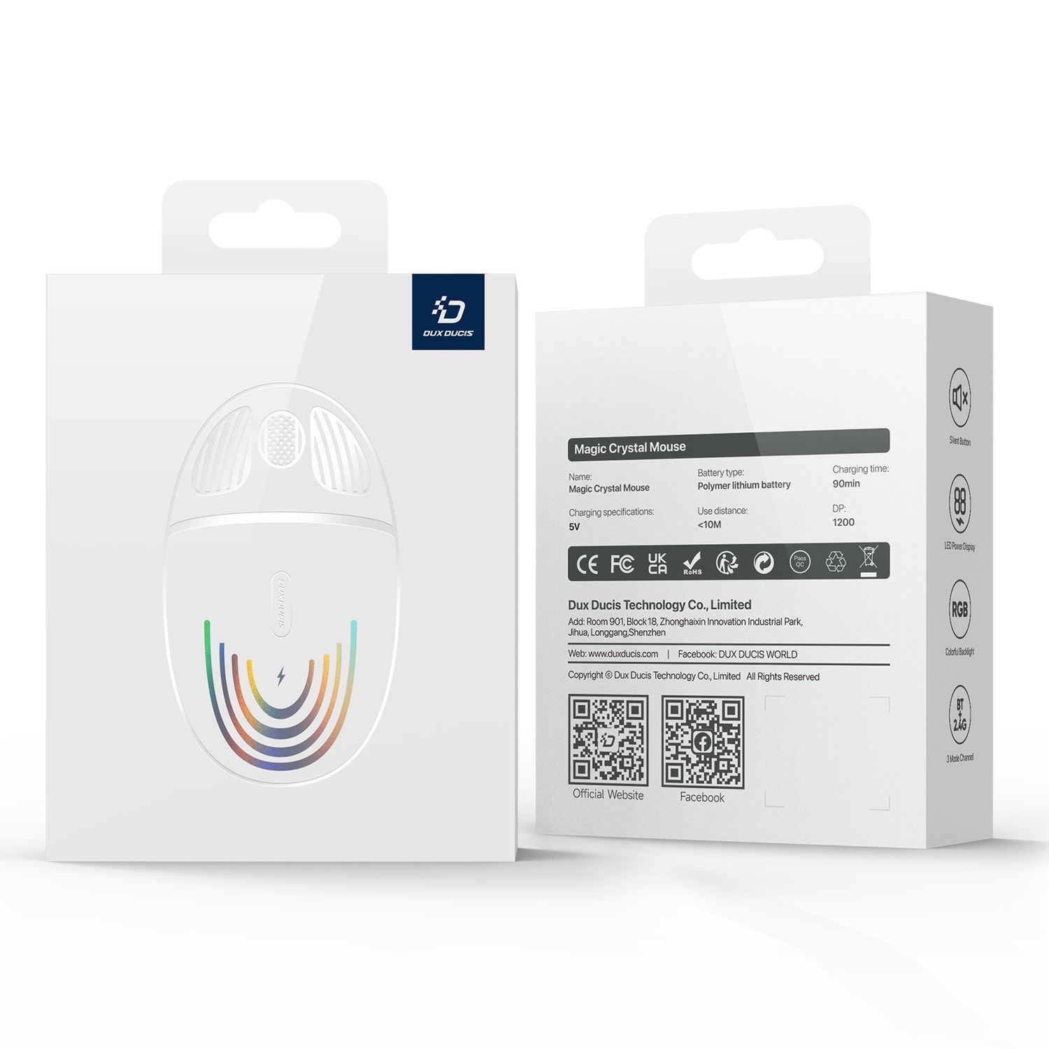 Dux Ducis CM Series Mouse White