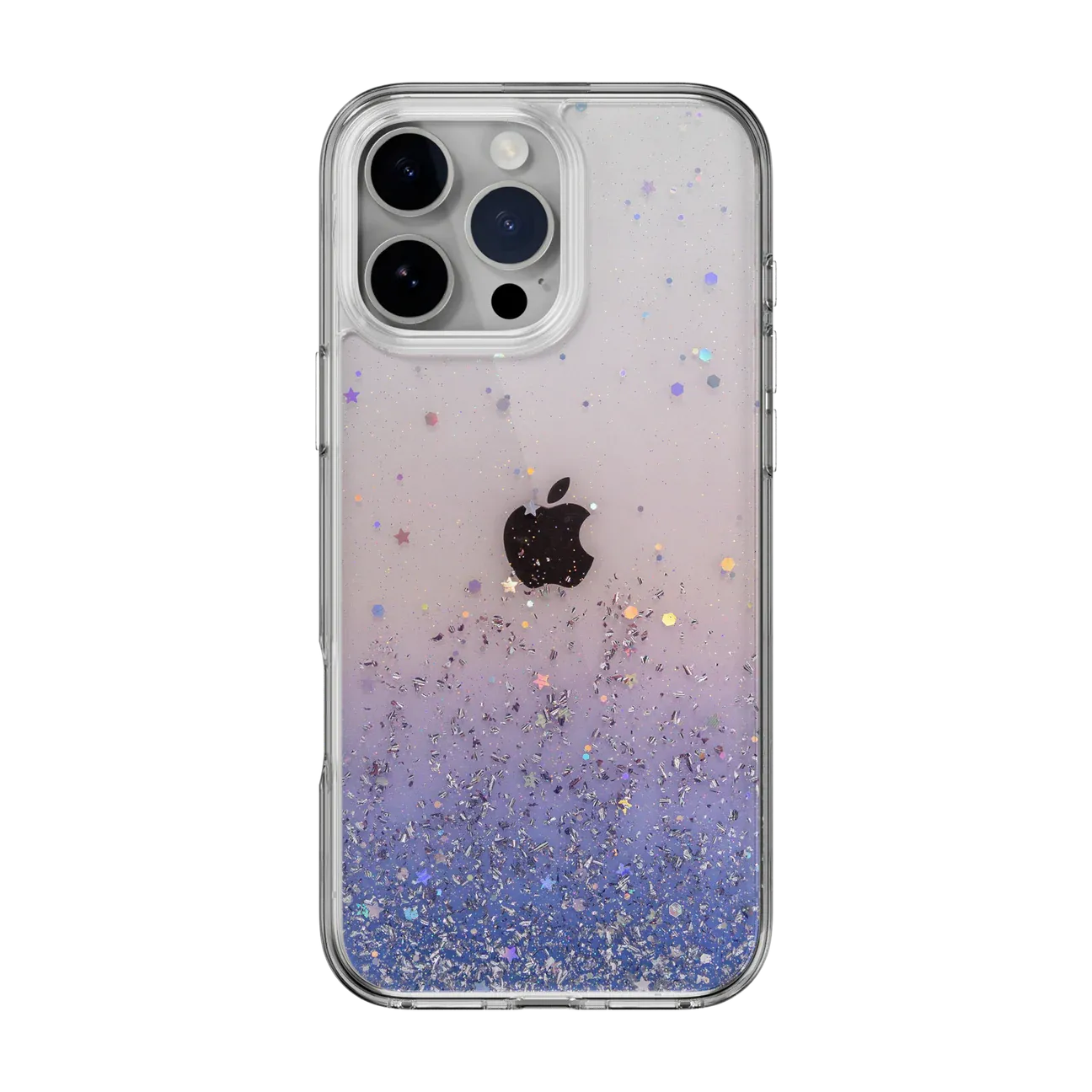 SwitchEasy iPhone 16 Pro Max Starfield 3D Glitter Shockproof Case, Twilight