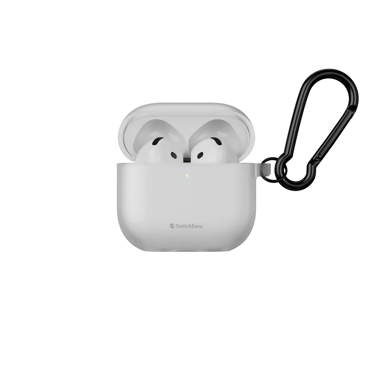 SwitchEasy AiPods 4 Glaze Translucent Case, White