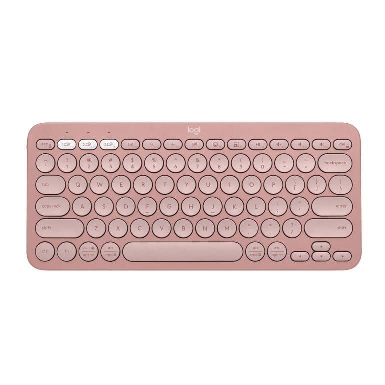 Logitech K380 Keyboard, Pink