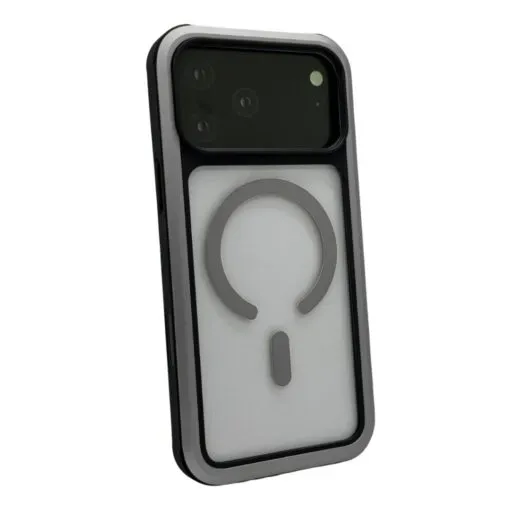 Kzdoo iPhone 17 Pro Mag Ares Case, Silver