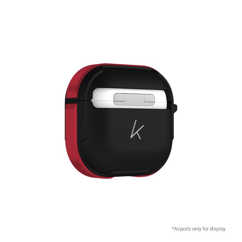KZDOO AirPods Pro 3 Grashguard Case, Red