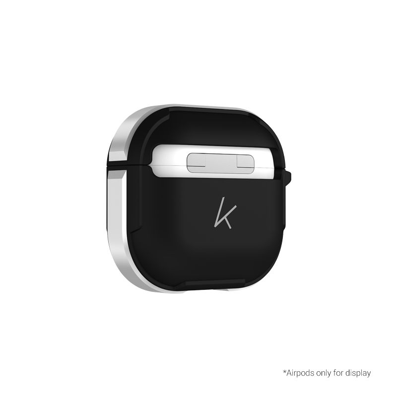 KZDOO AirPods Pro 3 Grashguard Case, Silver