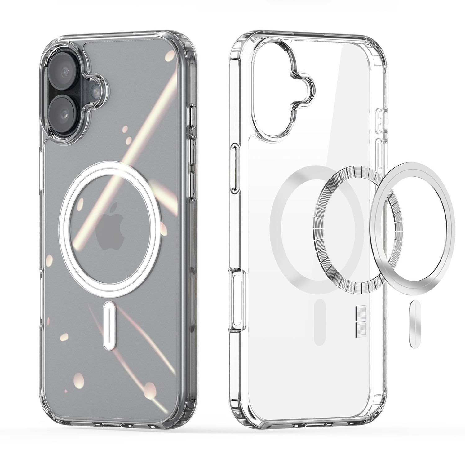 DuxDucis iPhone 16 Plus Clin Series MagSafe Case, Clear