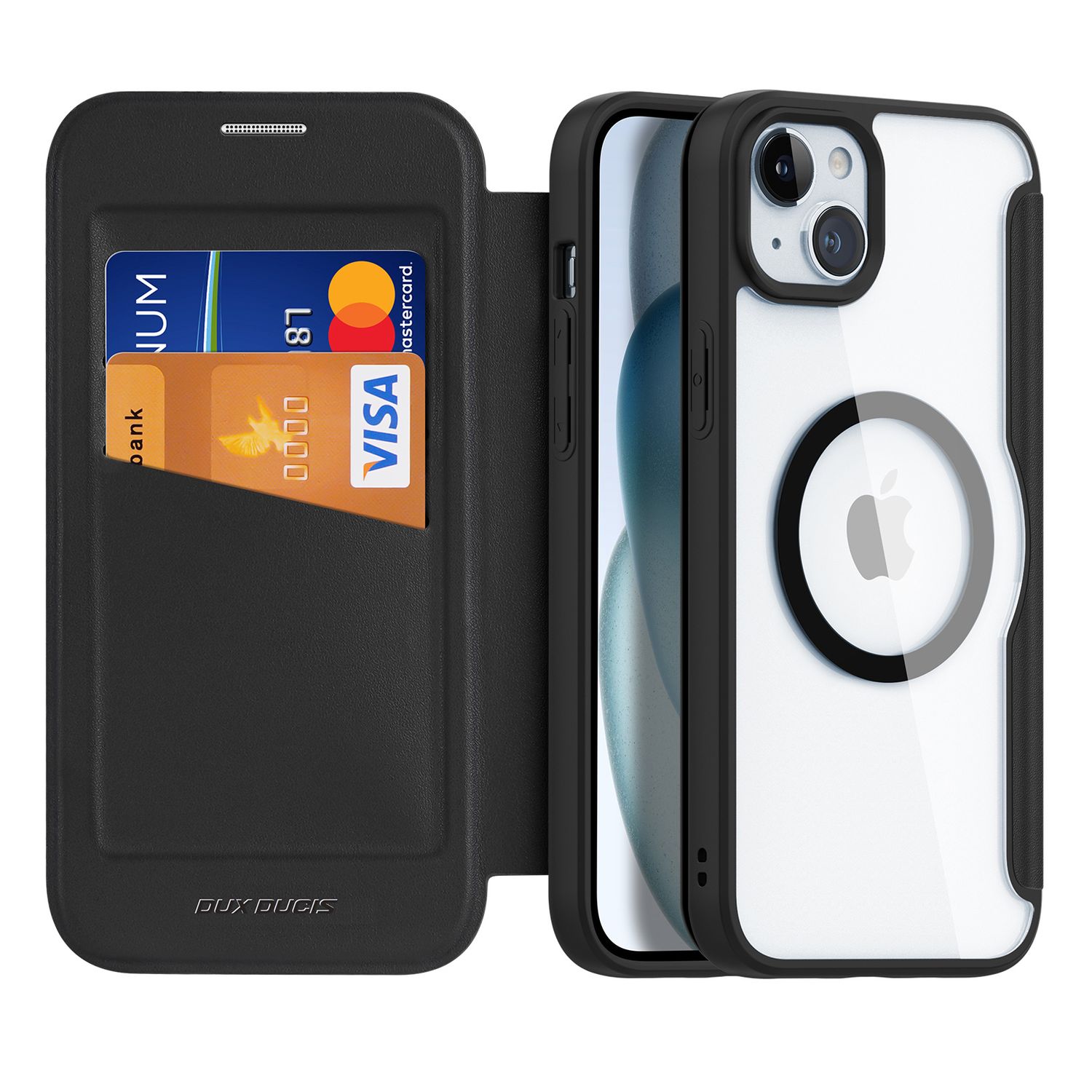 DuxDucis iPhone 15 Plus Skin Pro,Black