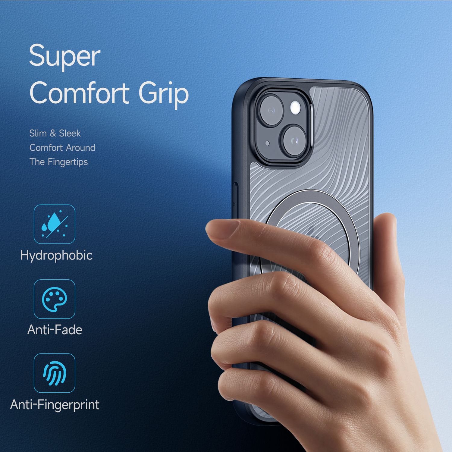 DuxDucis iPhone 15 Plus Aimo with MagSafe, Black