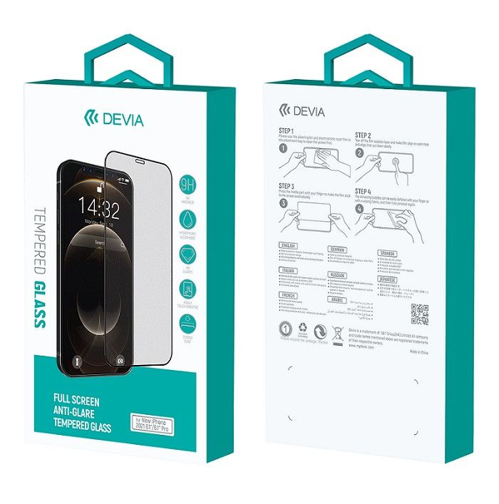 Devia iPhone 13/13 Pro Tempered Glass Star, E