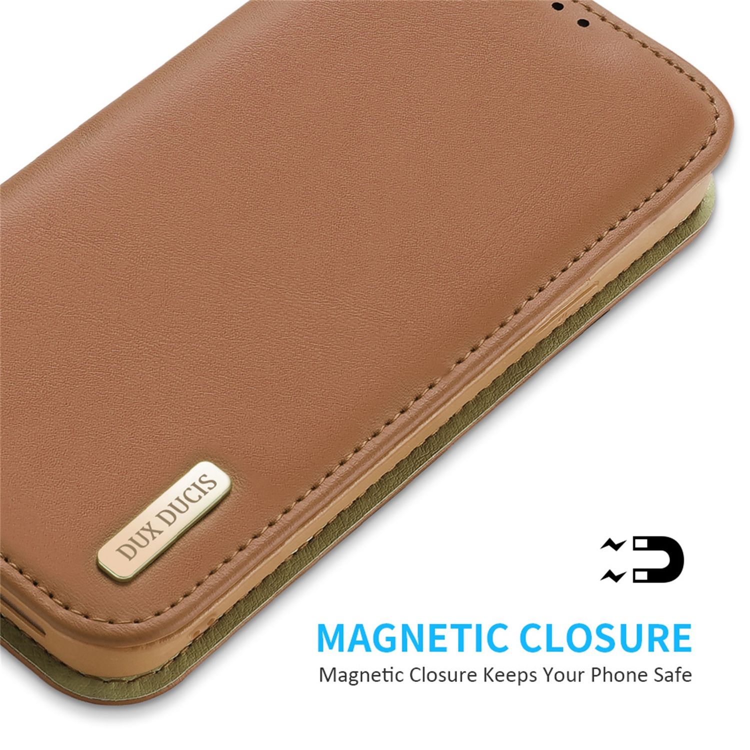 DuxDucis iPhone 15 Pro Hivo, Brown
