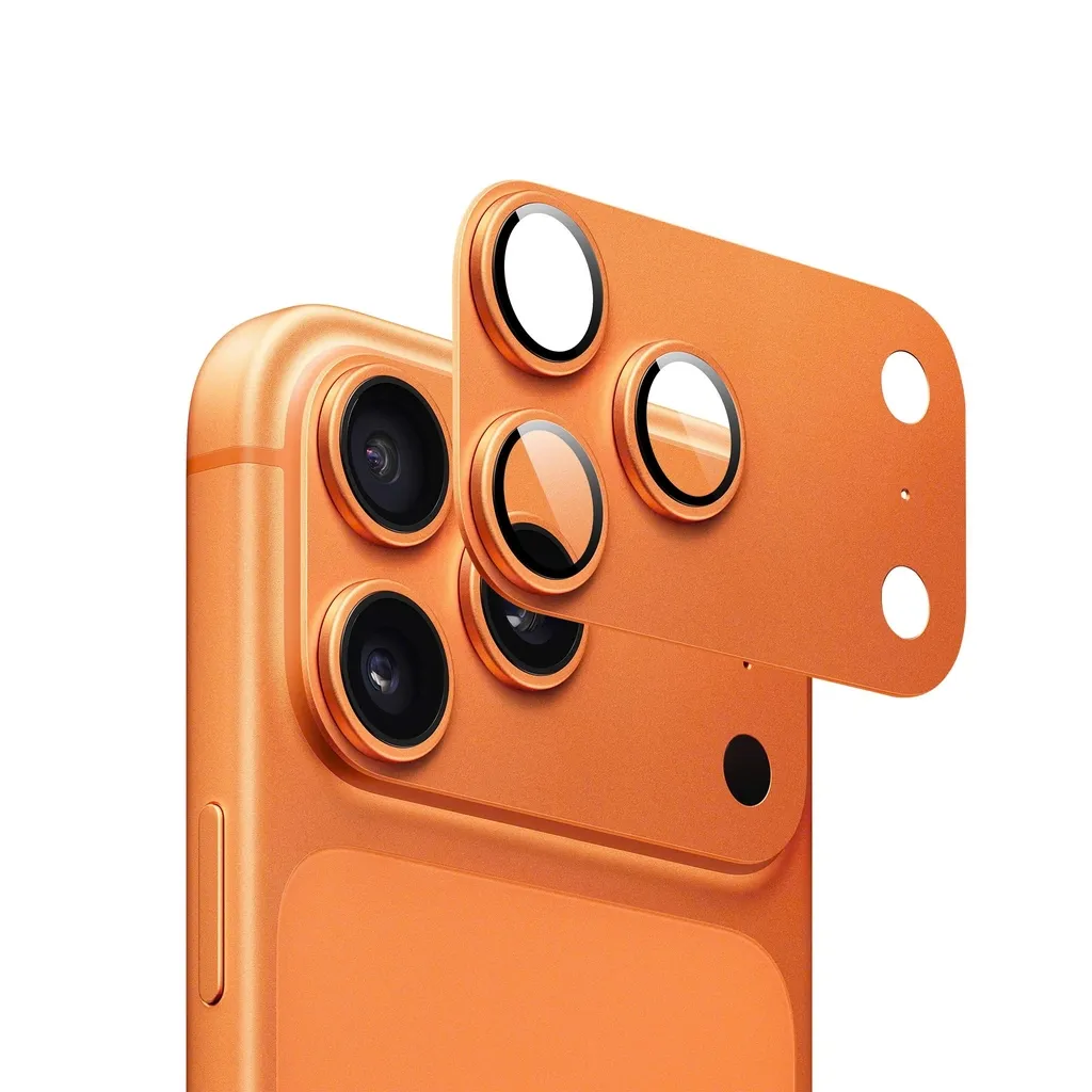 WiWU iPhone 17 Pro Max Armor Deck Lens Protector, Orange