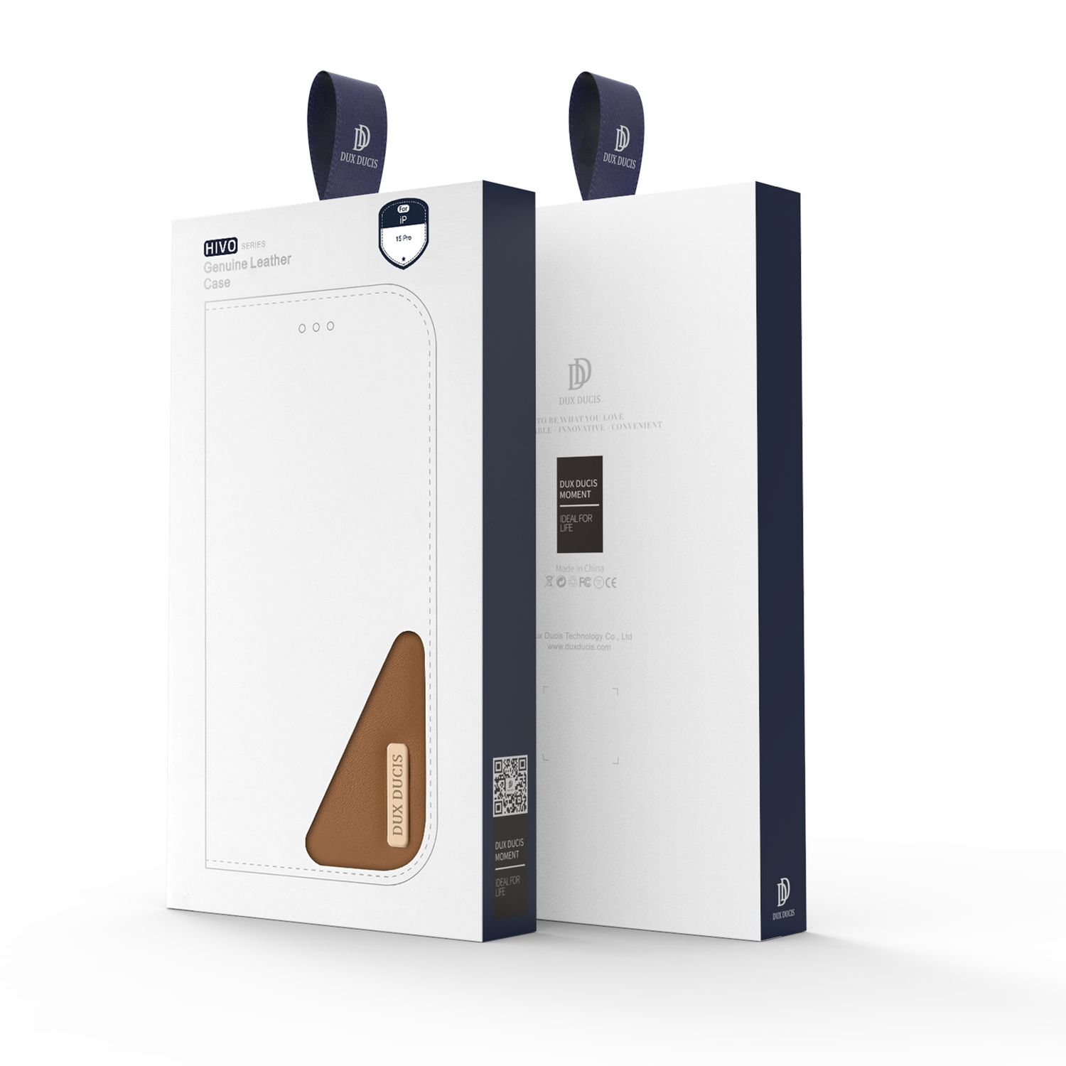 DuxDucis iPhone 15 Pro Hivo, Brown