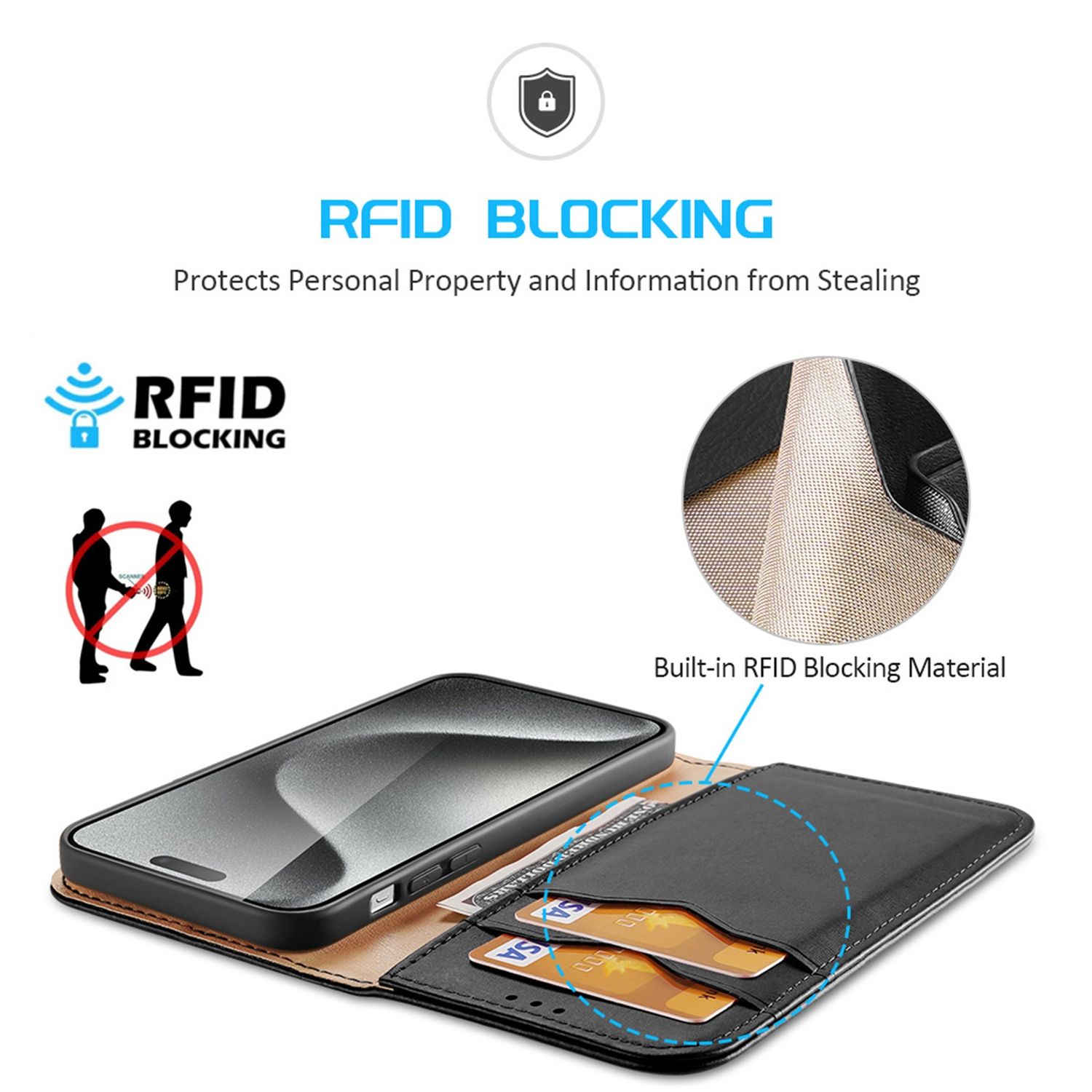 DuxDucis iPhone 15 Pro Hivo, Brown