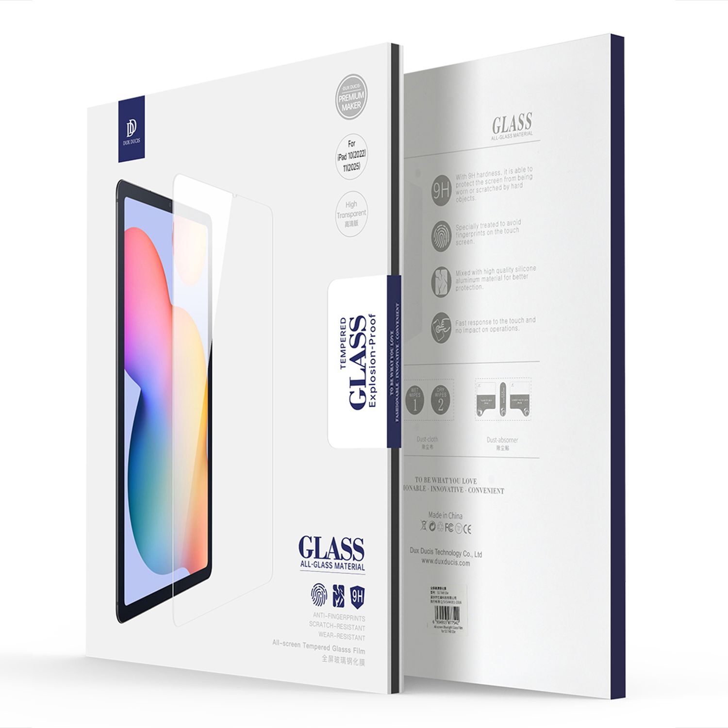 Dux Ducis iPad 10th Gen 10.9 Tempered Glass, Clear