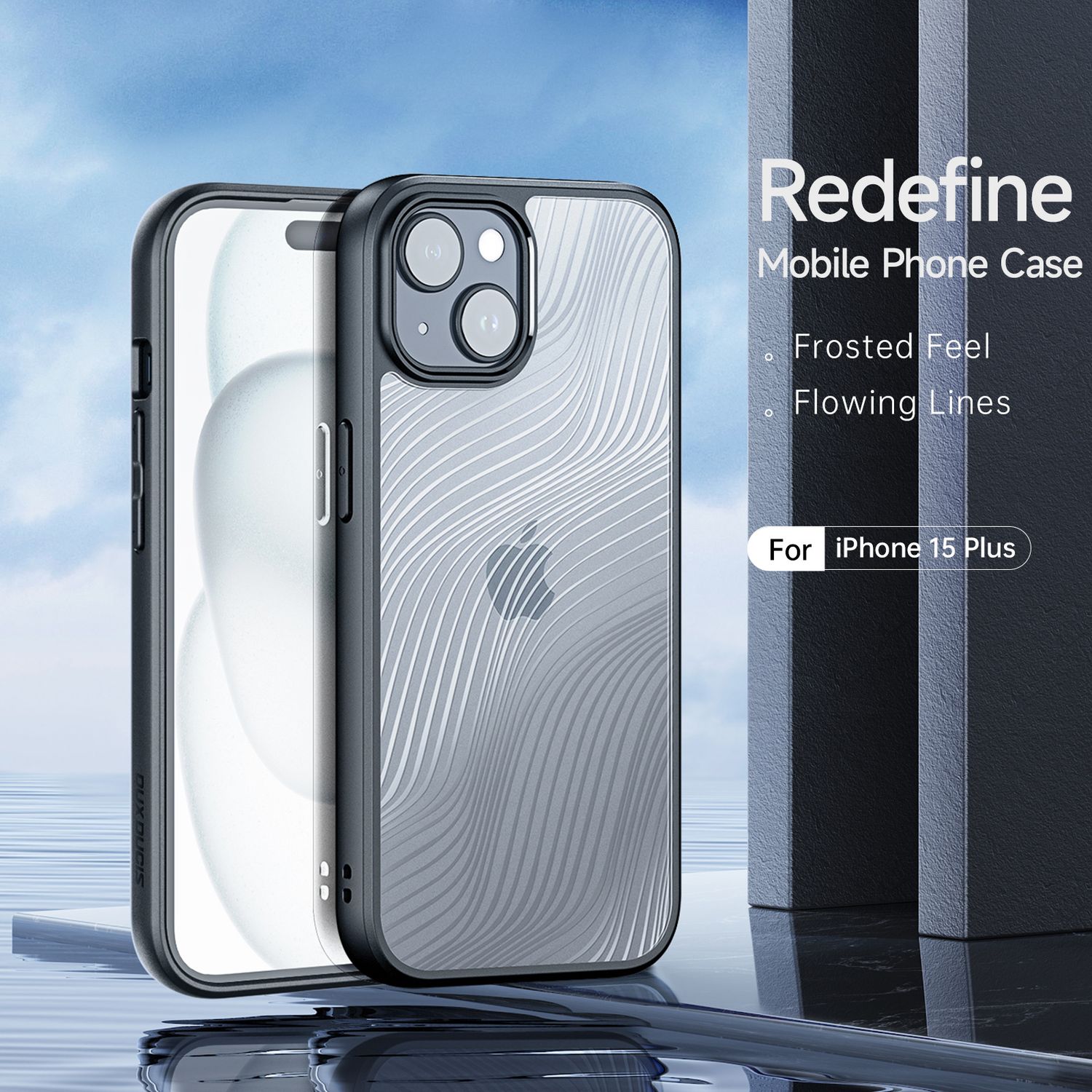 DuxDucis iPhone 15 Plus Aimo, Black