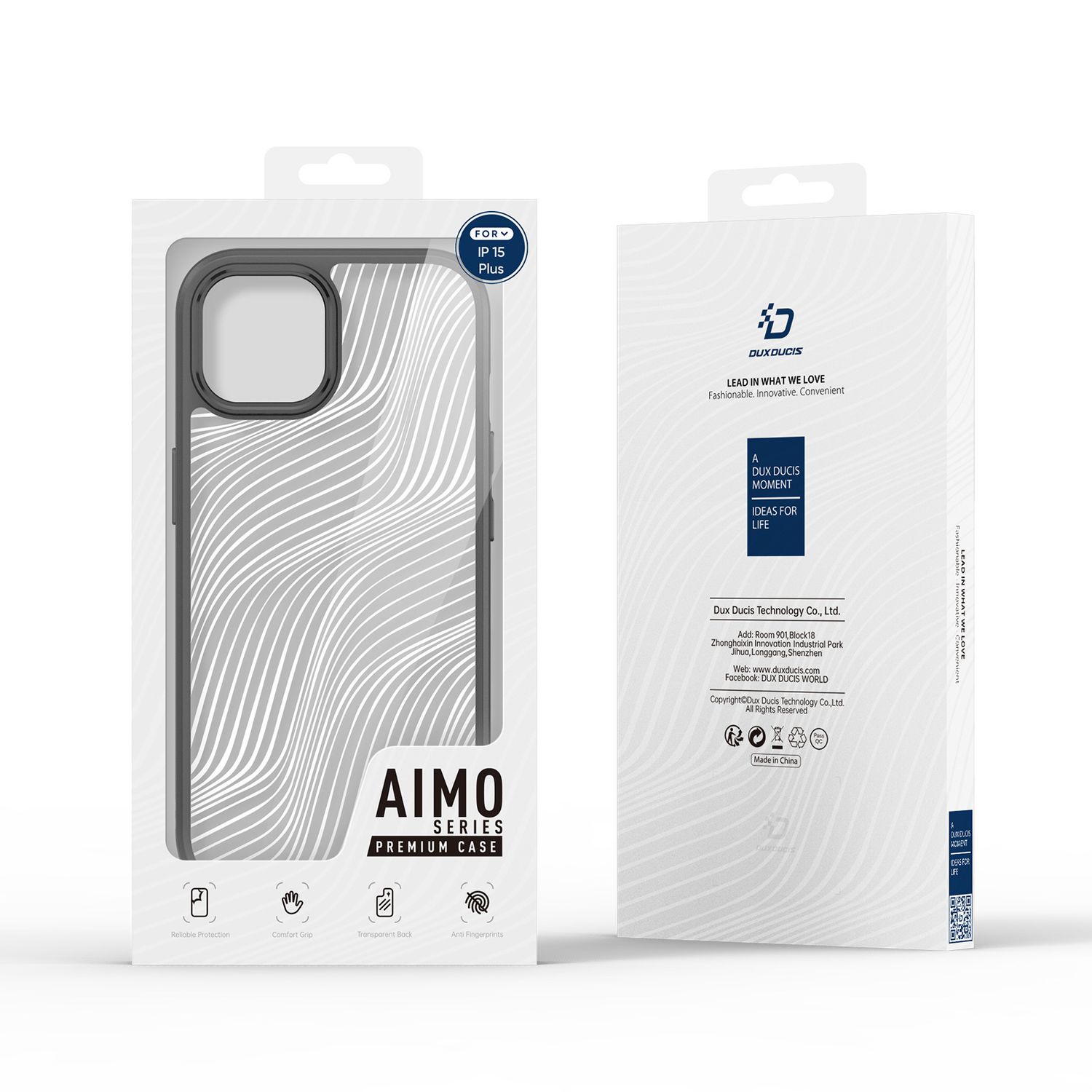 DuxDucis iPhone 15 Plus Aimo, Black