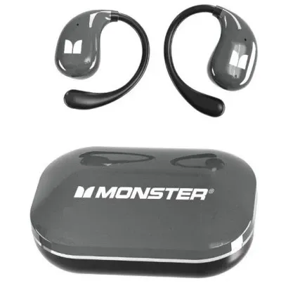 Monster GT25 Aura Fit Open Ear Stereo Headphones, Black