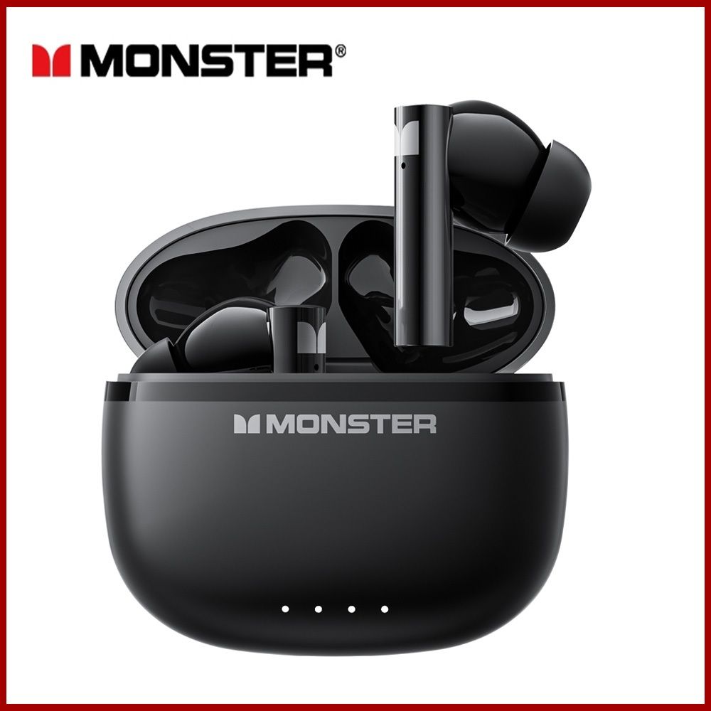 Monster GT23 Aura Fit True Wireless Stereo Earbuds, Black
