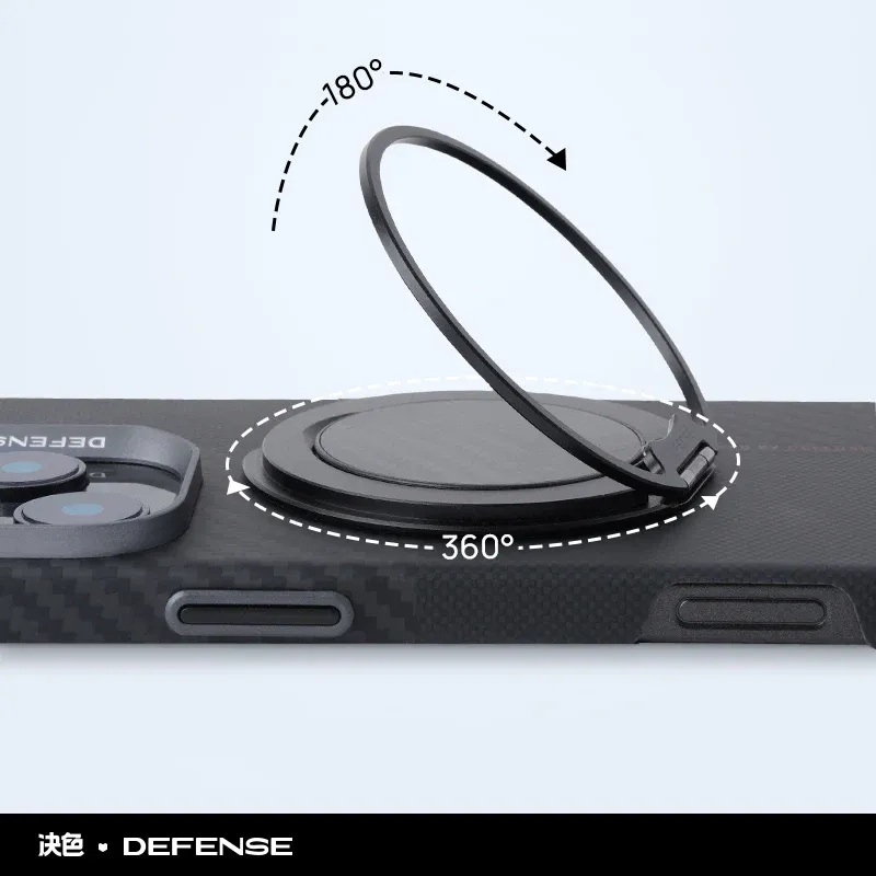 x-doria Defense Magnetic Ring Stand, Mirror Silver