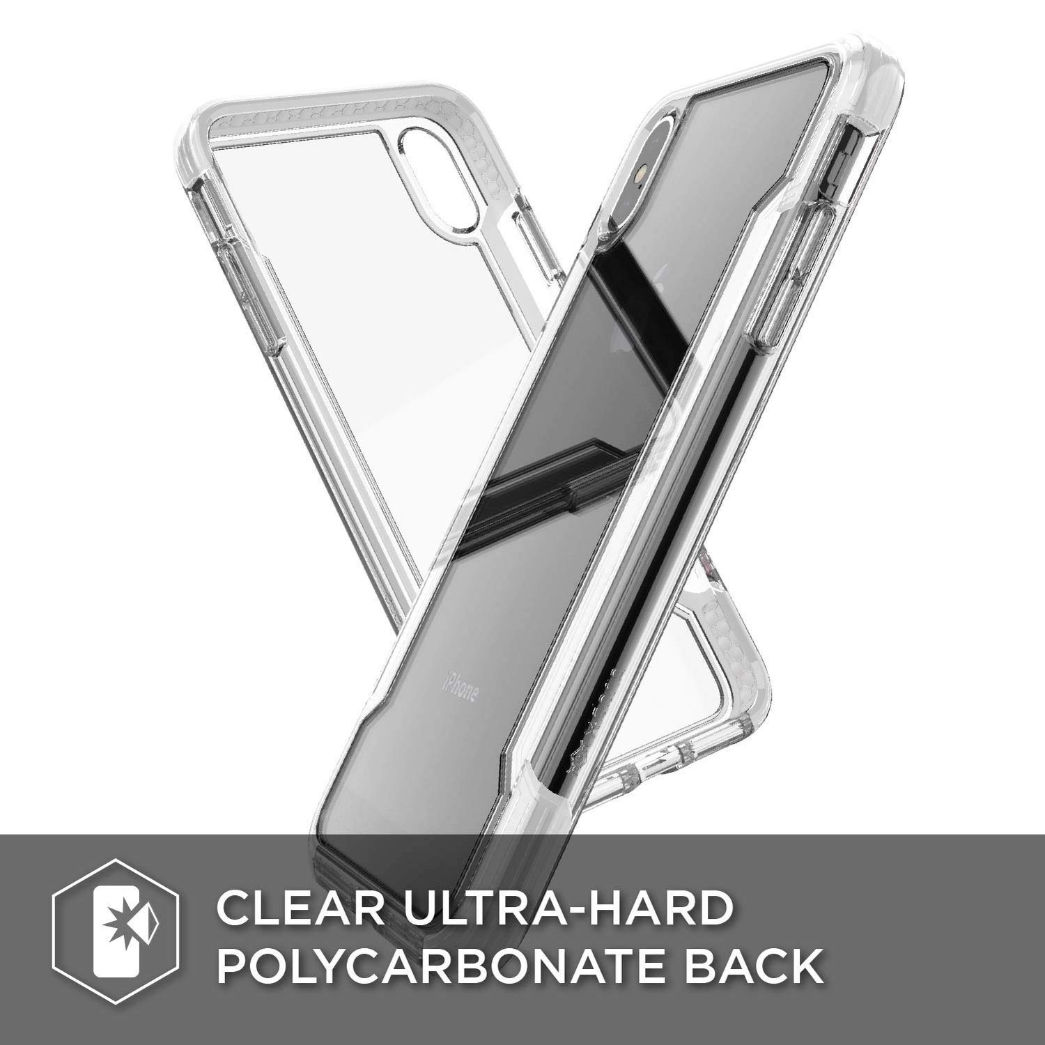 X-Doria iPhone Xs Defense Clear, Clear
