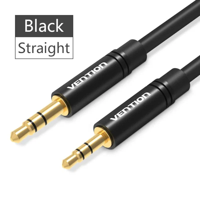 Vention Audio Cable 3.5mm to 2.5mm TRS Male, Black 2M