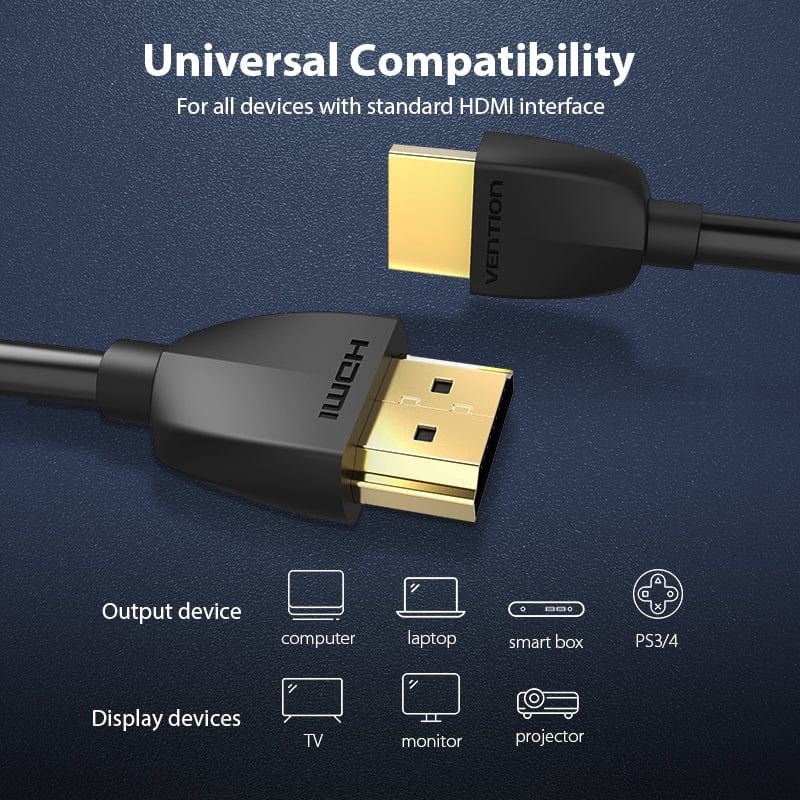 Vention HDMI Cable 4K Ultra Slim HDMI 2.0