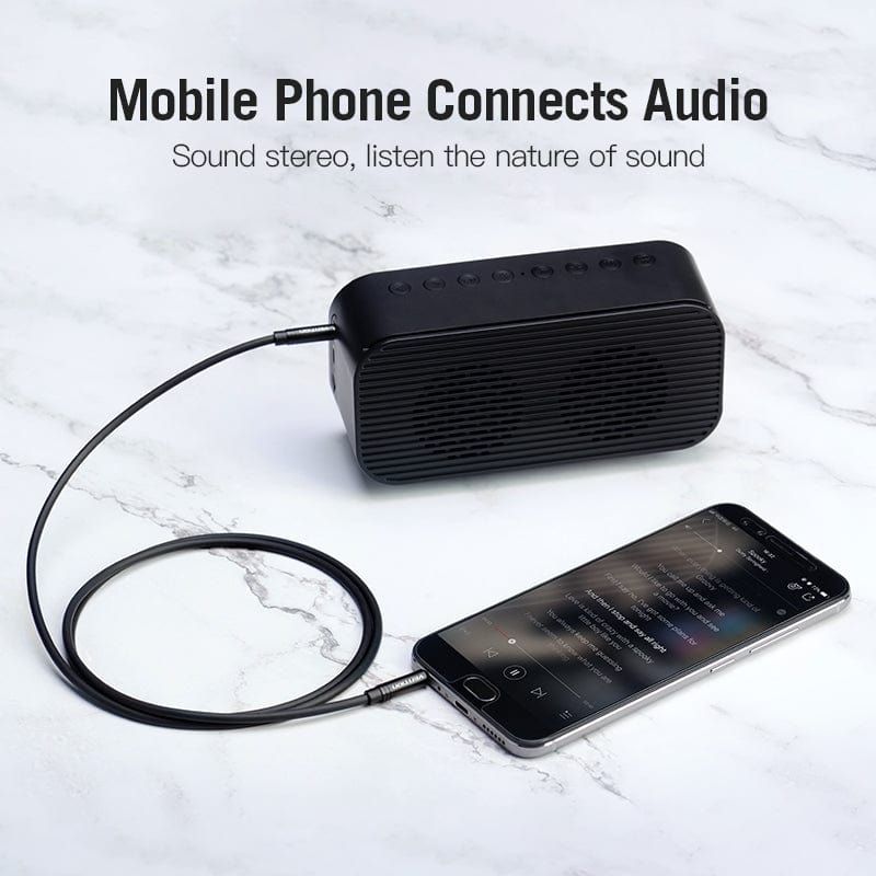 Vention Audio Cable 3.5mm to 2.5mm TRS Male, Black 2M