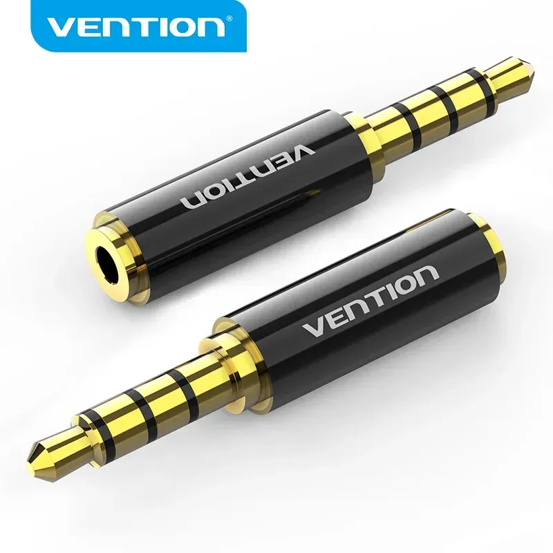 Vention Audio Adapter 2.5mm Female to 3.5mm Male, Black