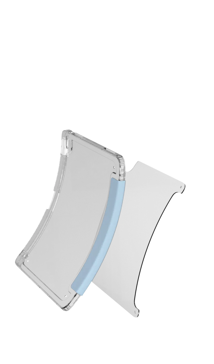 Comma iPad Pro 13 (2024) 360 Rotation Case With Pencil Slot, Blue