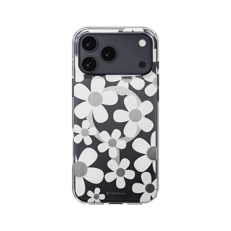 SwitchEasy iPhone 17 Pro Max Fleur M 3D Patterned Protective Case, White
