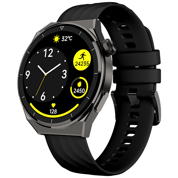 SEEKEN SGR-3 GRAVITY SMART WATCH-BLK