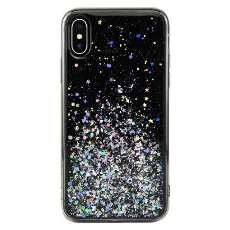 SwitchEasy iPhone Xs Max Starfield PC + TPU Case, Color: Ultra Black