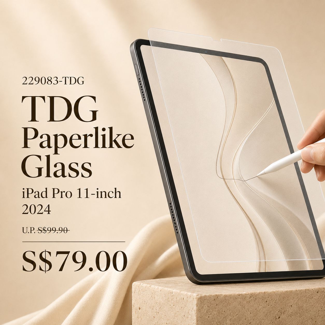 TDG Paperlike Glass iPad Pro 11 (2024)