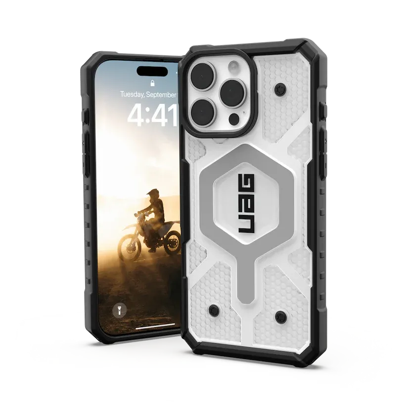 UAG iPhone 16 Pro Max Pathfinder Clear MagSafe, Ice