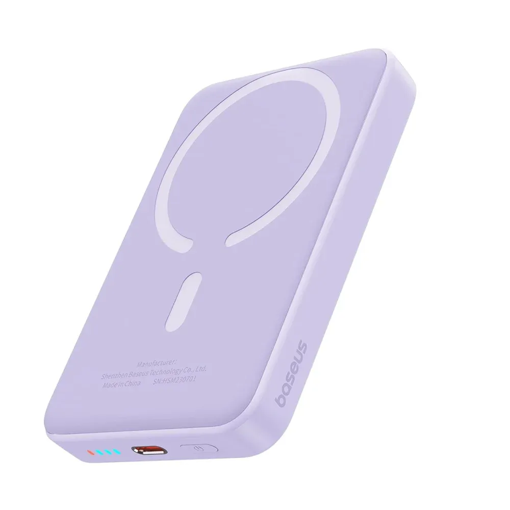 Baseus 20W Wireless FC Power Bank 10,000mAh NEBULA PURPLE