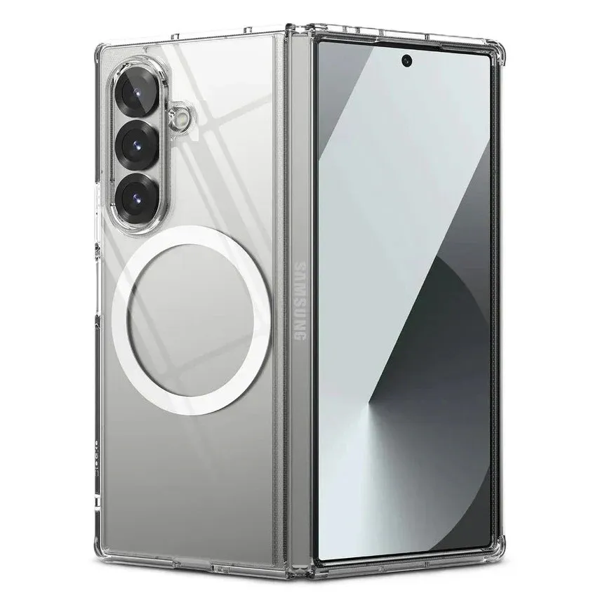 Sulada Samsung Galaxy Z Fold7 Magnetic Jingyao Case, Clear