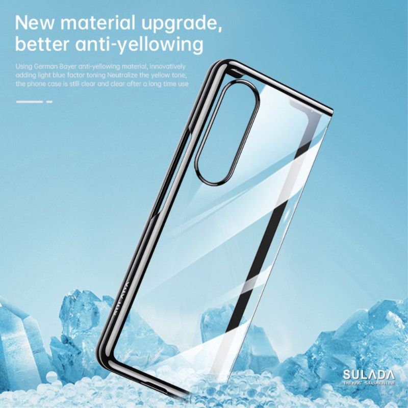 Sulada Samsung Galaxy Z Fold7 Magnetic Jingyao Case, Clear