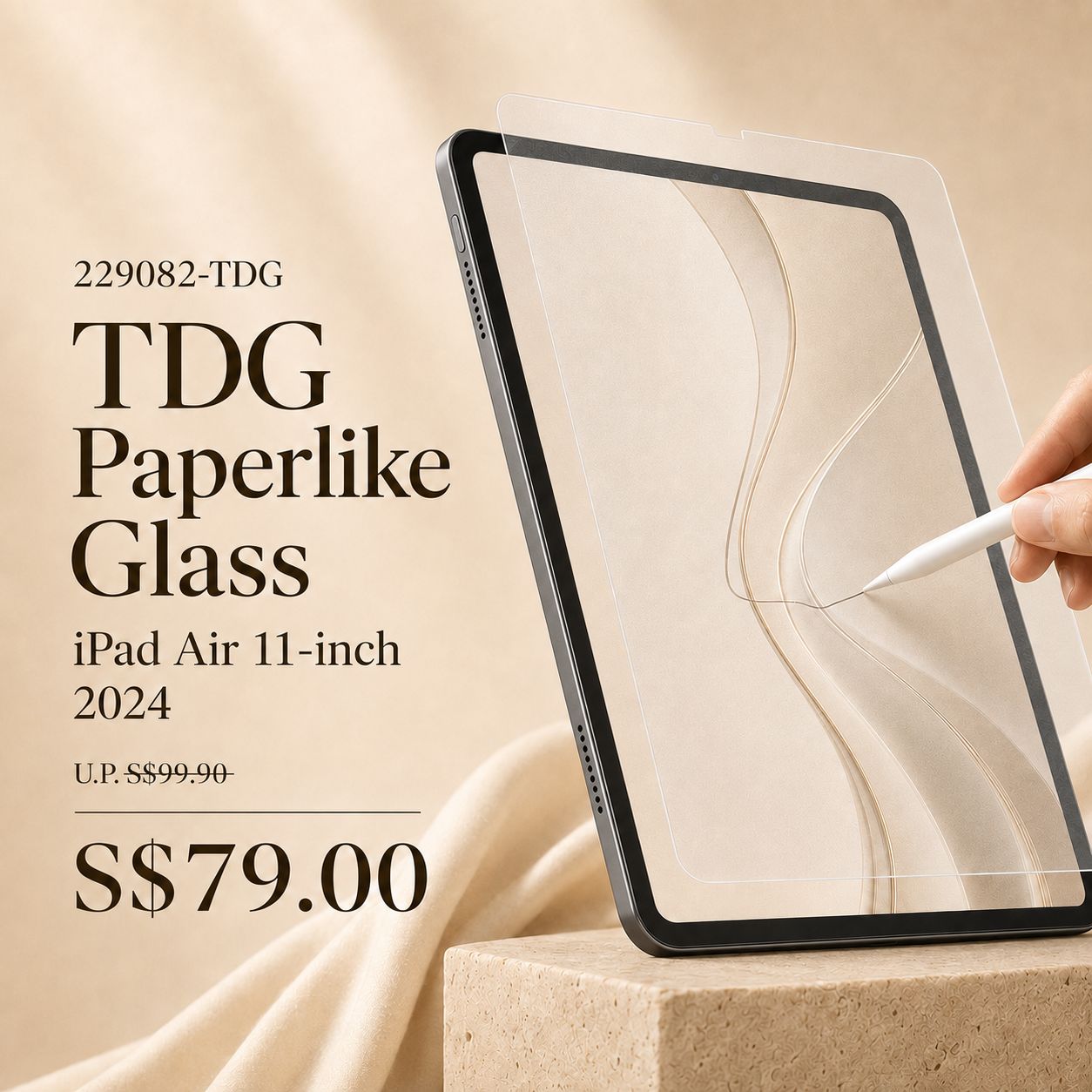 TDG Paperlike Glass iPad Air 11 (2024)