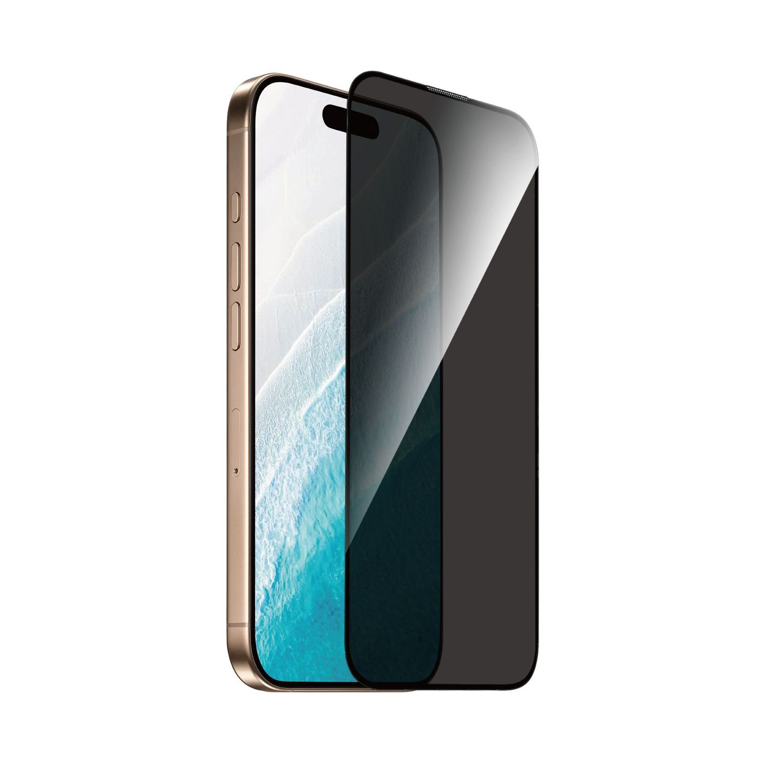 TDG KuzGuard2 iPhone 15 Pro Tempered Glass, 3D Clear-HD