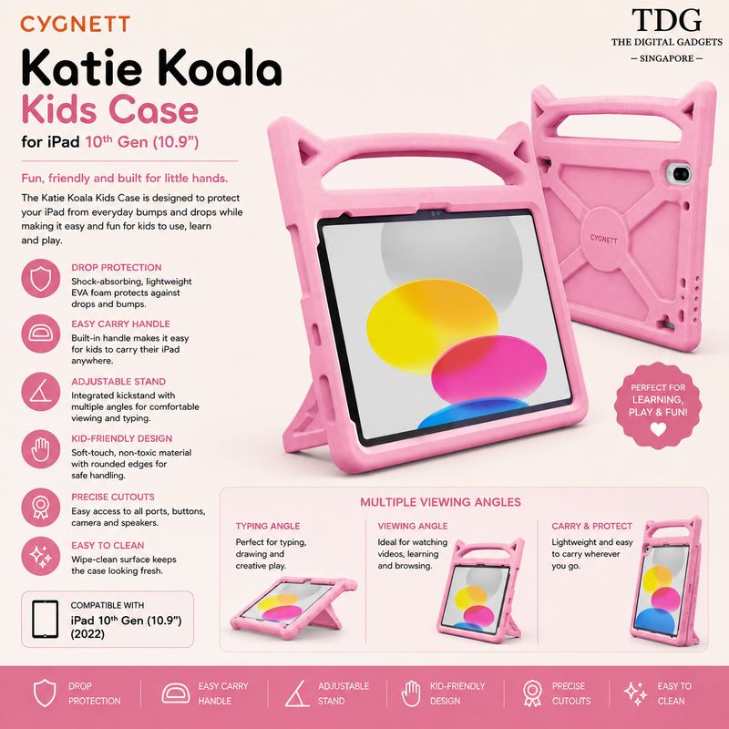 Cygnett Katie Koala Kids Case - iPad 10th