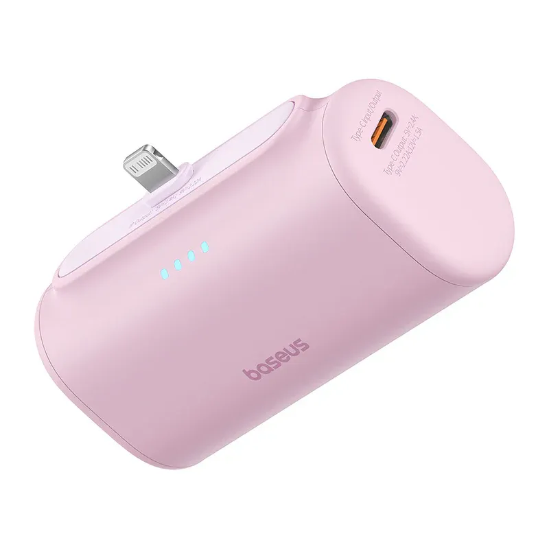 Baseus Compact Fast Charging Power Bank 5,000mAh 20W Pink