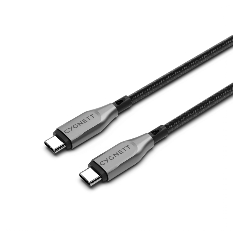 Cygnett Armored 2.0 C to C (5A/100W ) Cable 2M, Black
