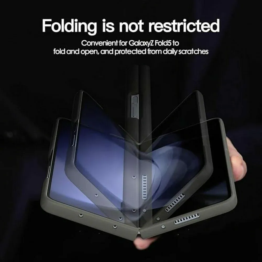 TDG Samsung Galaxy Z Fold 6 Case with Pencil Holder, Black