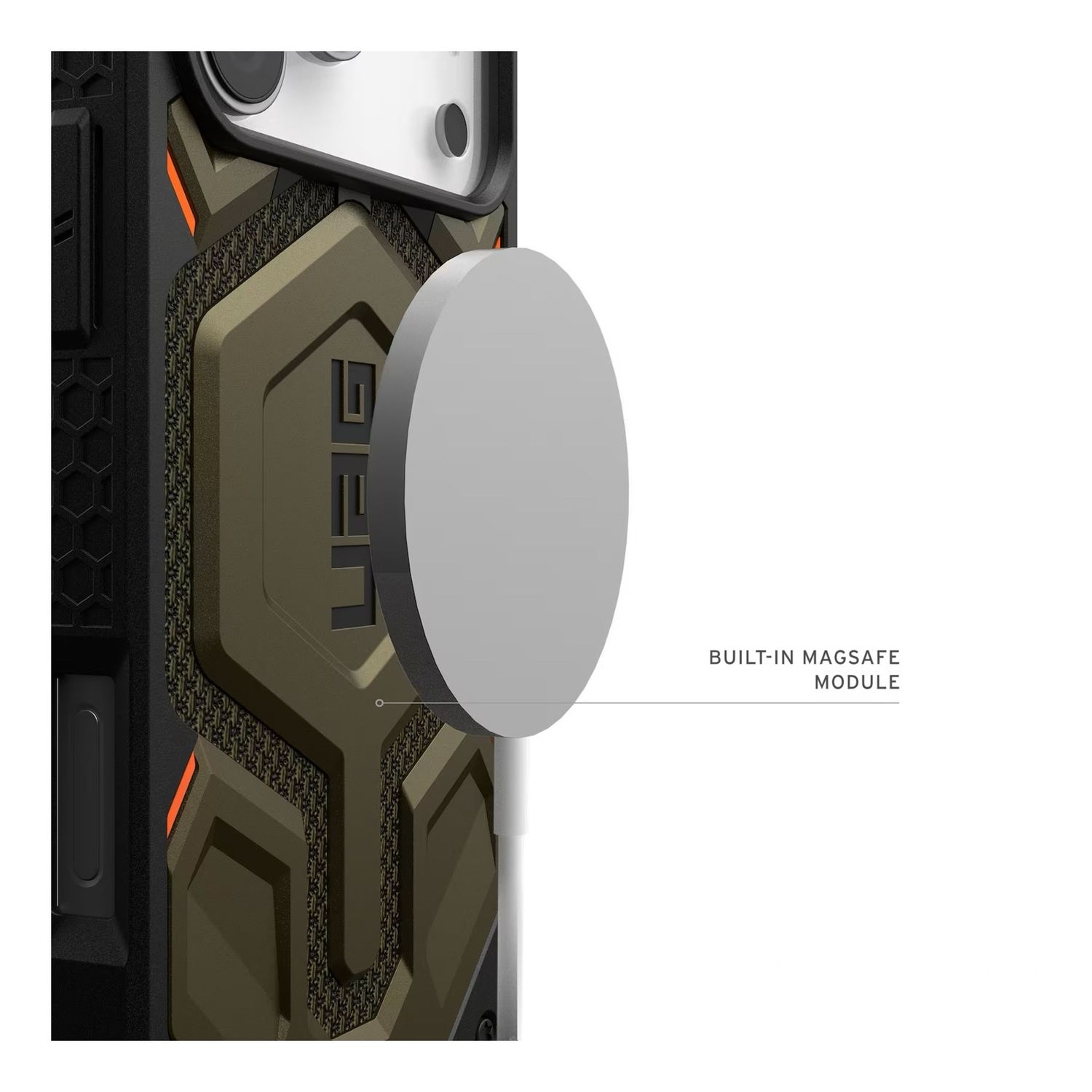 UAG iPhone 17 Pro Monarch Pro Case, Kevlar Element Green