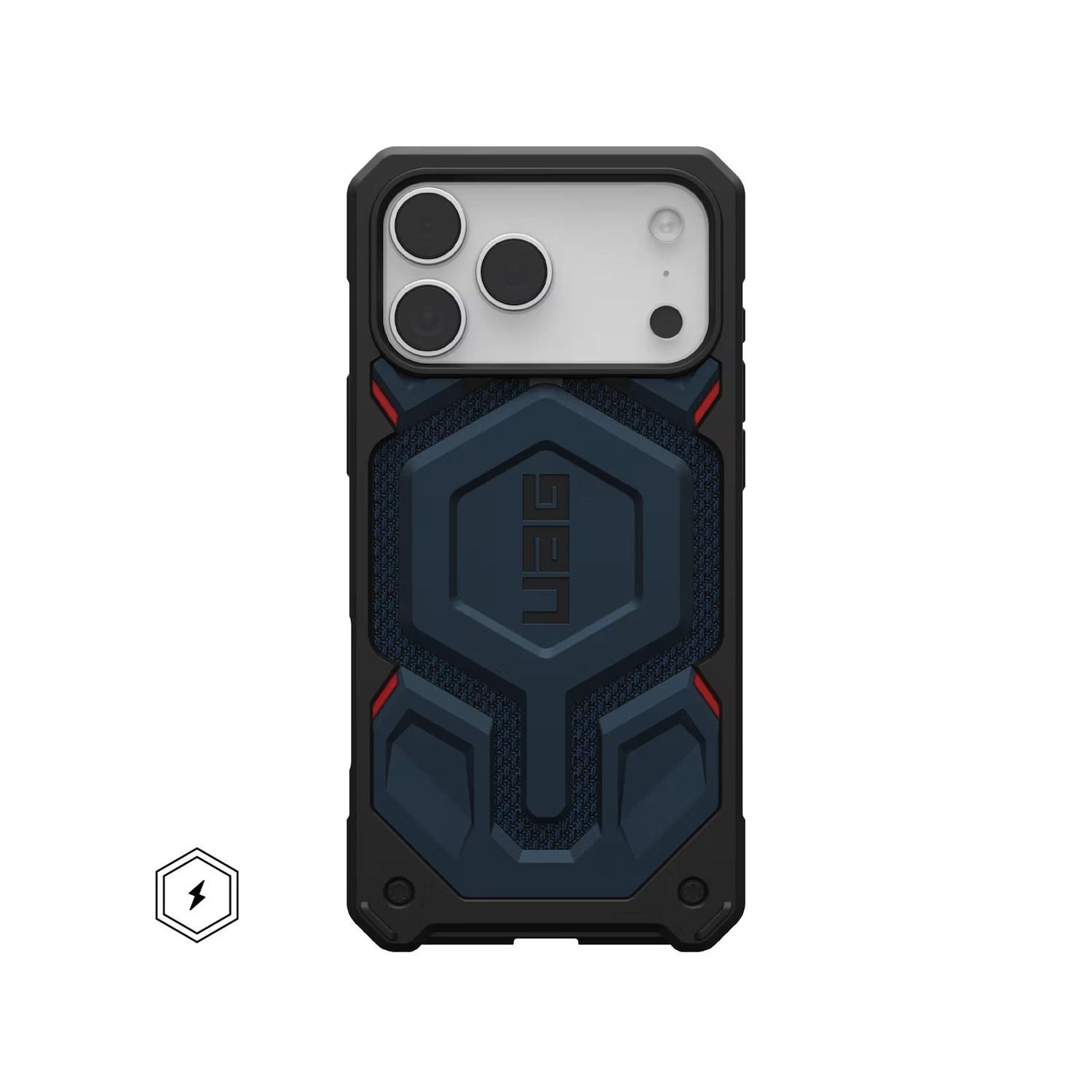 UAG iPhone 17 Pro Monarch Pro Case, Kevlar Mallard Blue