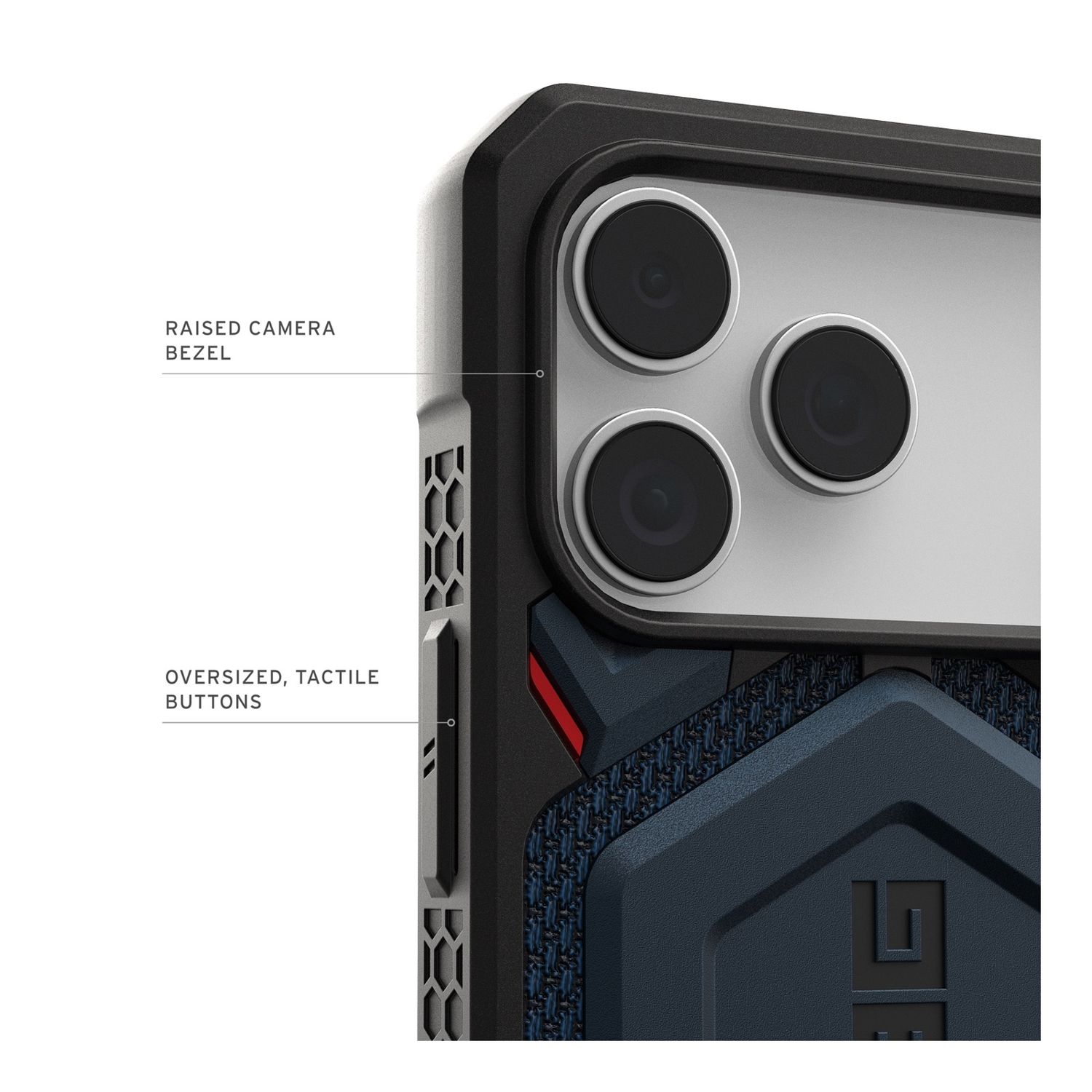 UAG iPhone 17 Pro Monarch Pro Case, Kevlar Mallard Blue